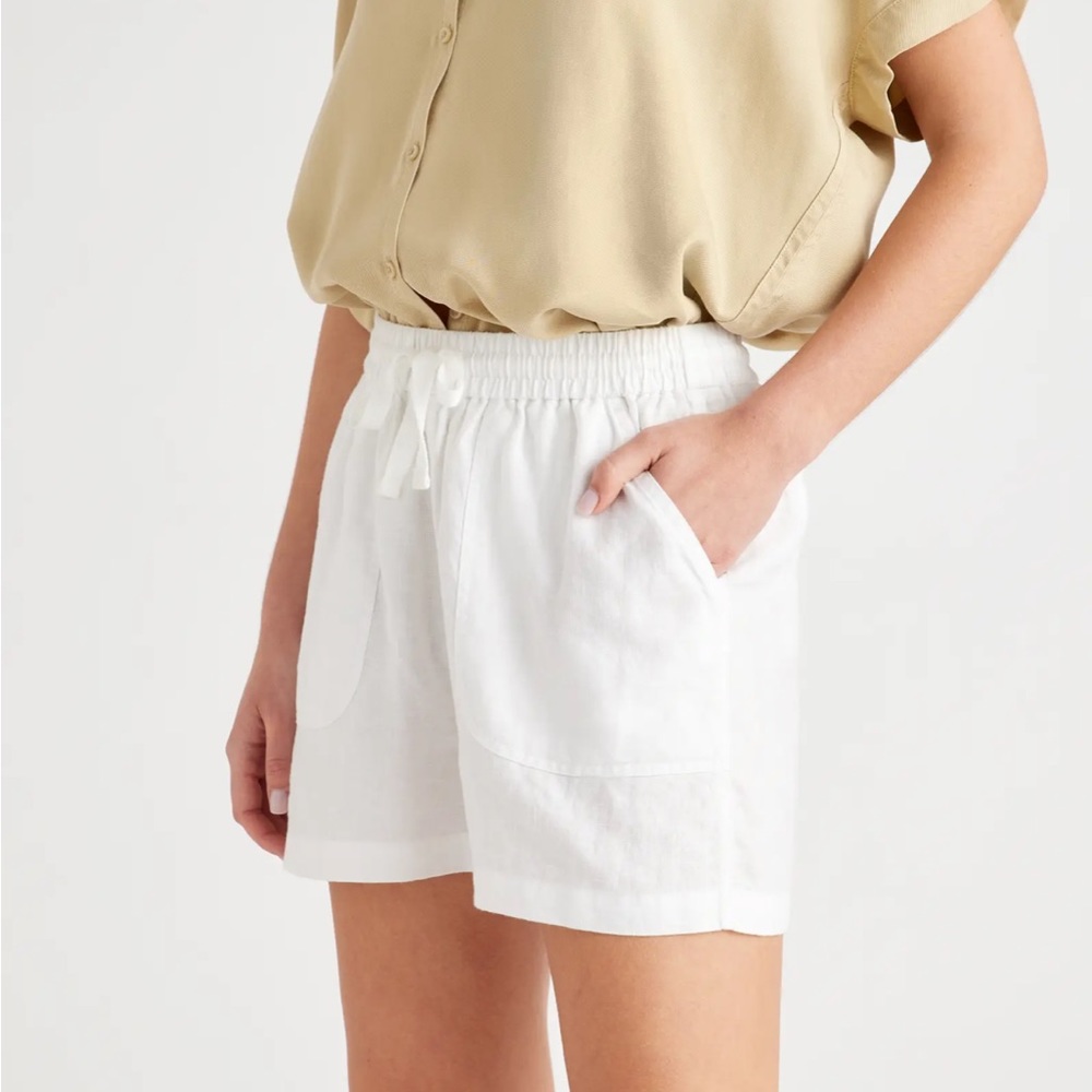 100% European Linen Shorts